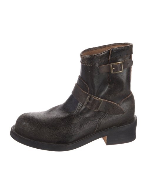 Junya Watanabe Comme des Garçons Suede Moto Boots