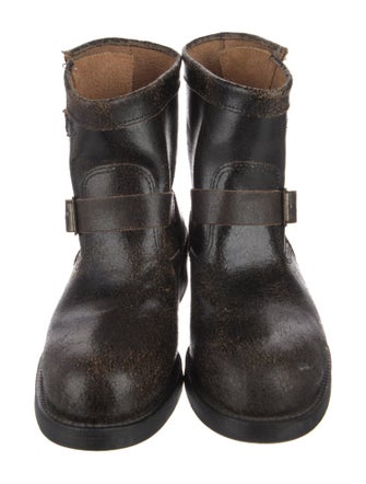 Junya Watanabe Comme des Garçons Suede Moto Boots