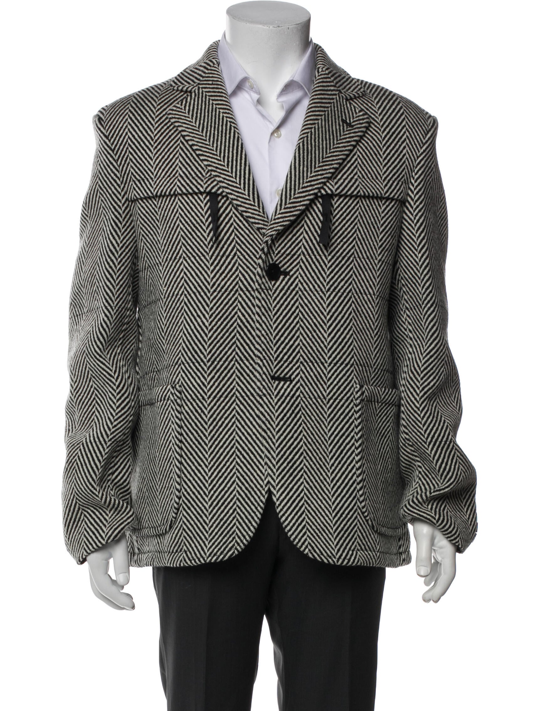 Junya Watanabe Comme des Garçons MAN 2018 Wool Peacoat