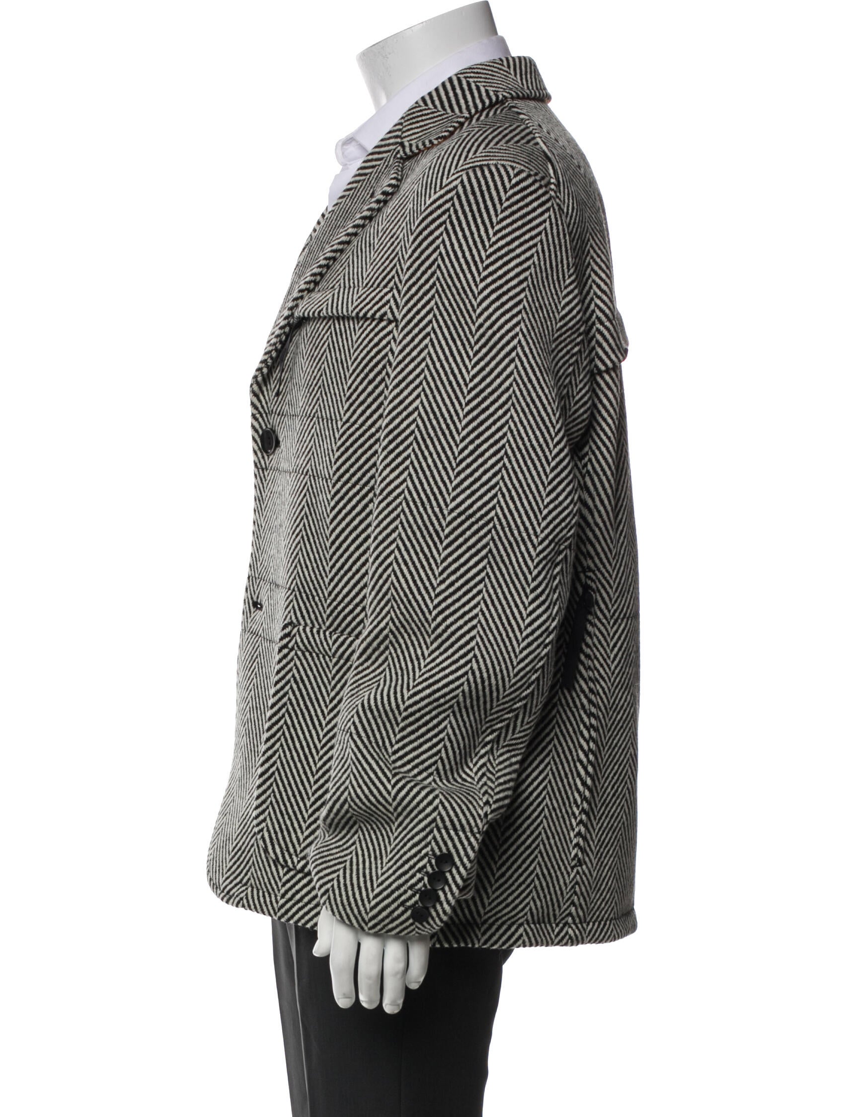 Junya Watanabe Comme des Garçons MAN 2018 Wool Peacoat