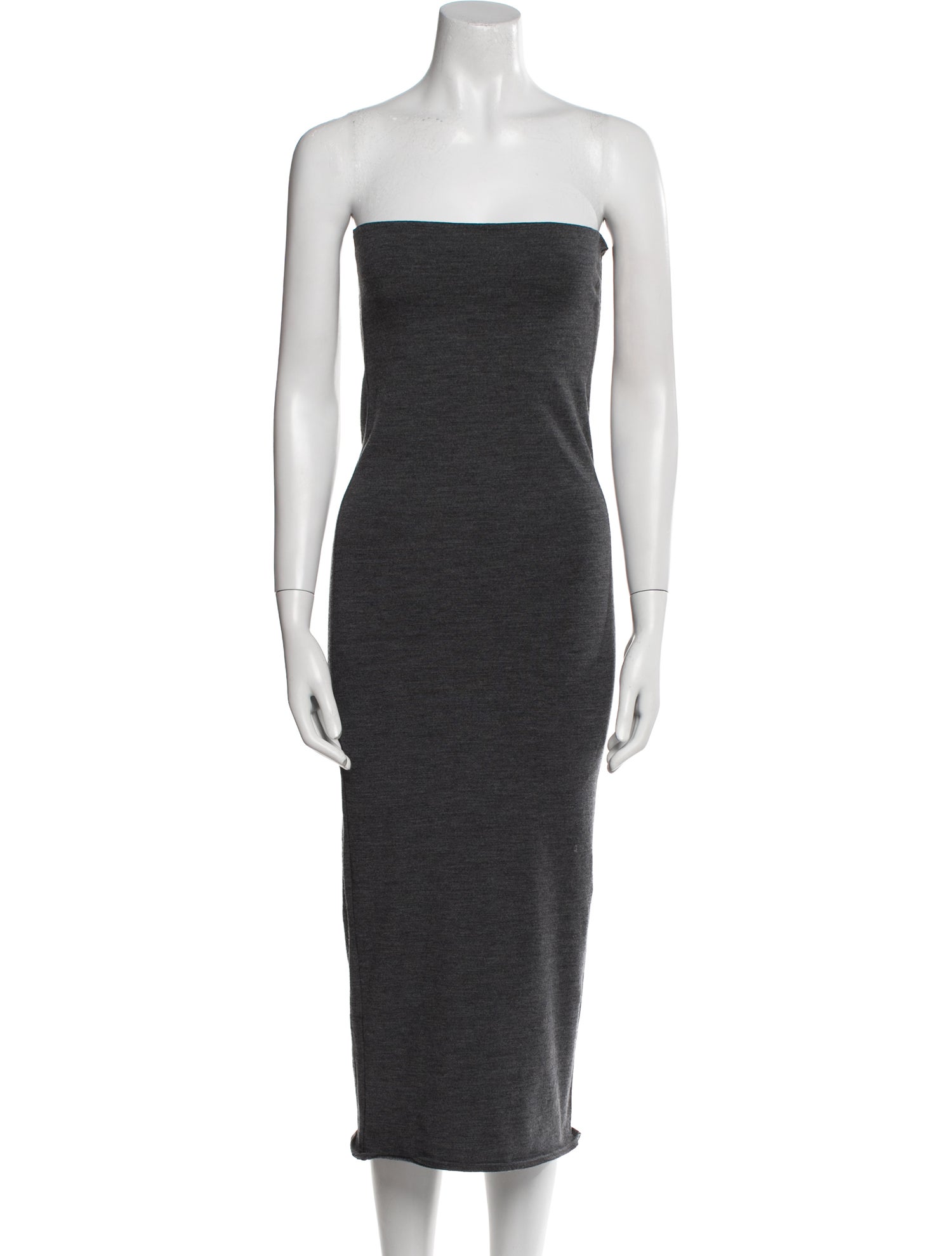 Junya Watanabe Comme des Garçons Strapless Knee-Length Dress