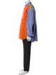Junya Watanabe Comme des Garçons Colorblock Pattern Overcoat