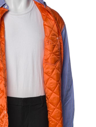 Junya Watanabe Comme des Garçons Colorblock Pattern Overcoat