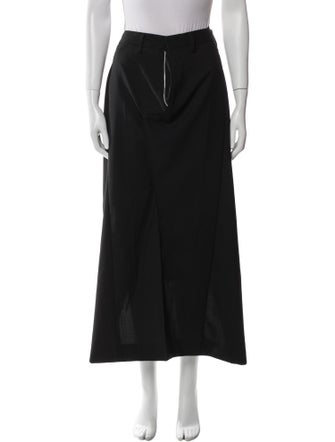 Junya Watanabe Comme des Garçons Wool Midi Length Skirt