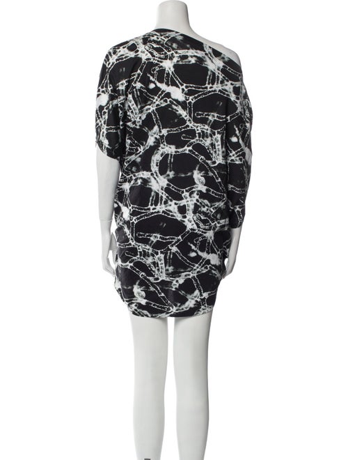 Junya Watanabe Comme des Garçons Printed One-Shoulder Tunic