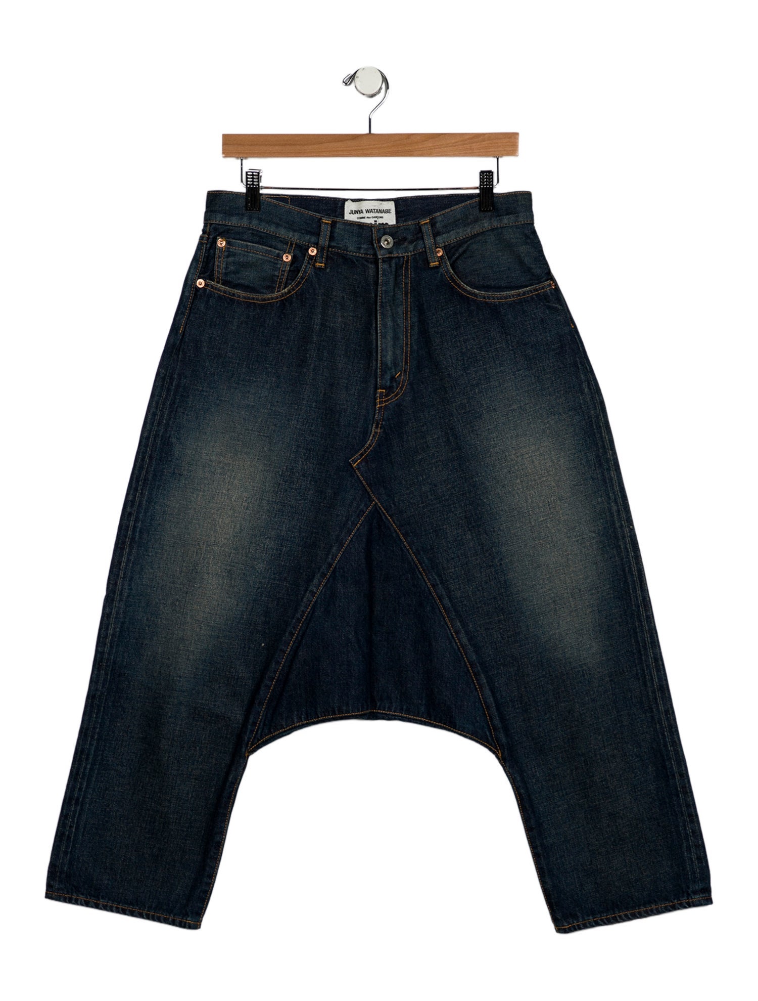 Junya Watanabe Comme des Garçons High-Rise Straight Leg Jeans