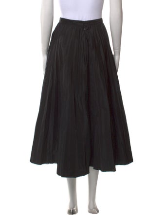 Junya Watanabe Comme des Garçons Pleated Accents Midi Length Skirt