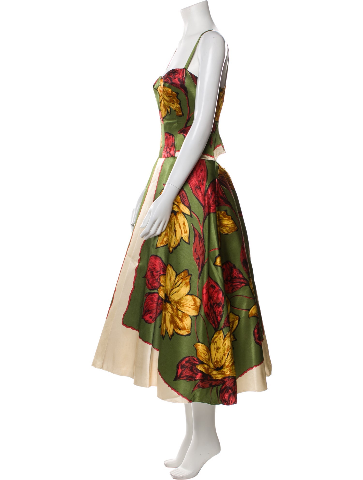 Junya Watanabe Comme des Garçons Floral Print Long Dress