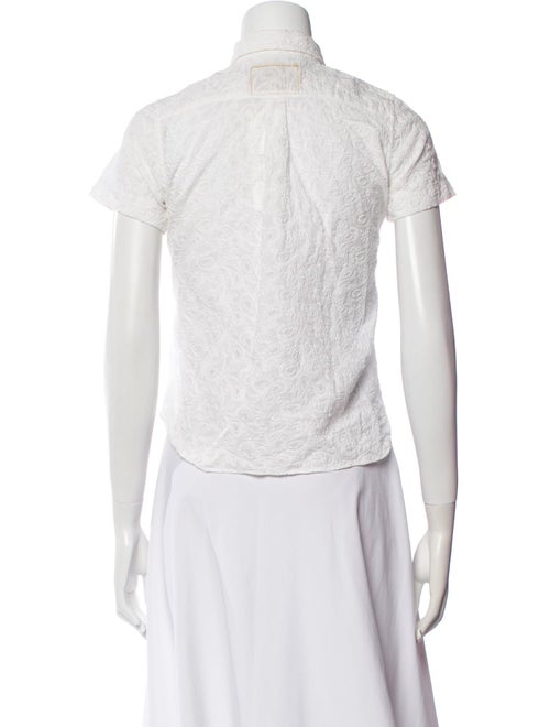 Junya Watanabe Comme des Garçons Late 2000's - Early 2010's Short Sleeve Button-Up Top