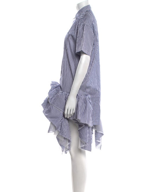 Junya Watanabe Comme des Garçons Striped Knee-Length Dress