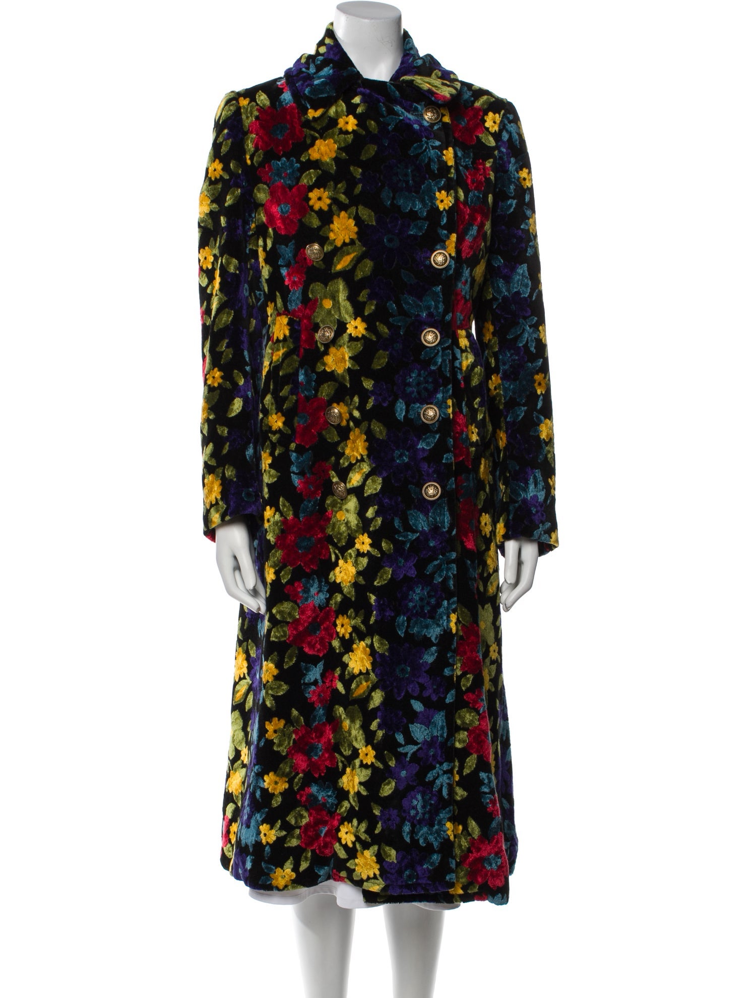 Junya Watanabe Comme des Garçons 2019 Floral Print Trench Coat