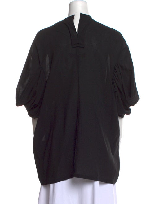 Junya Watanabe Comme des Garçons Wool V-Neck Blouse