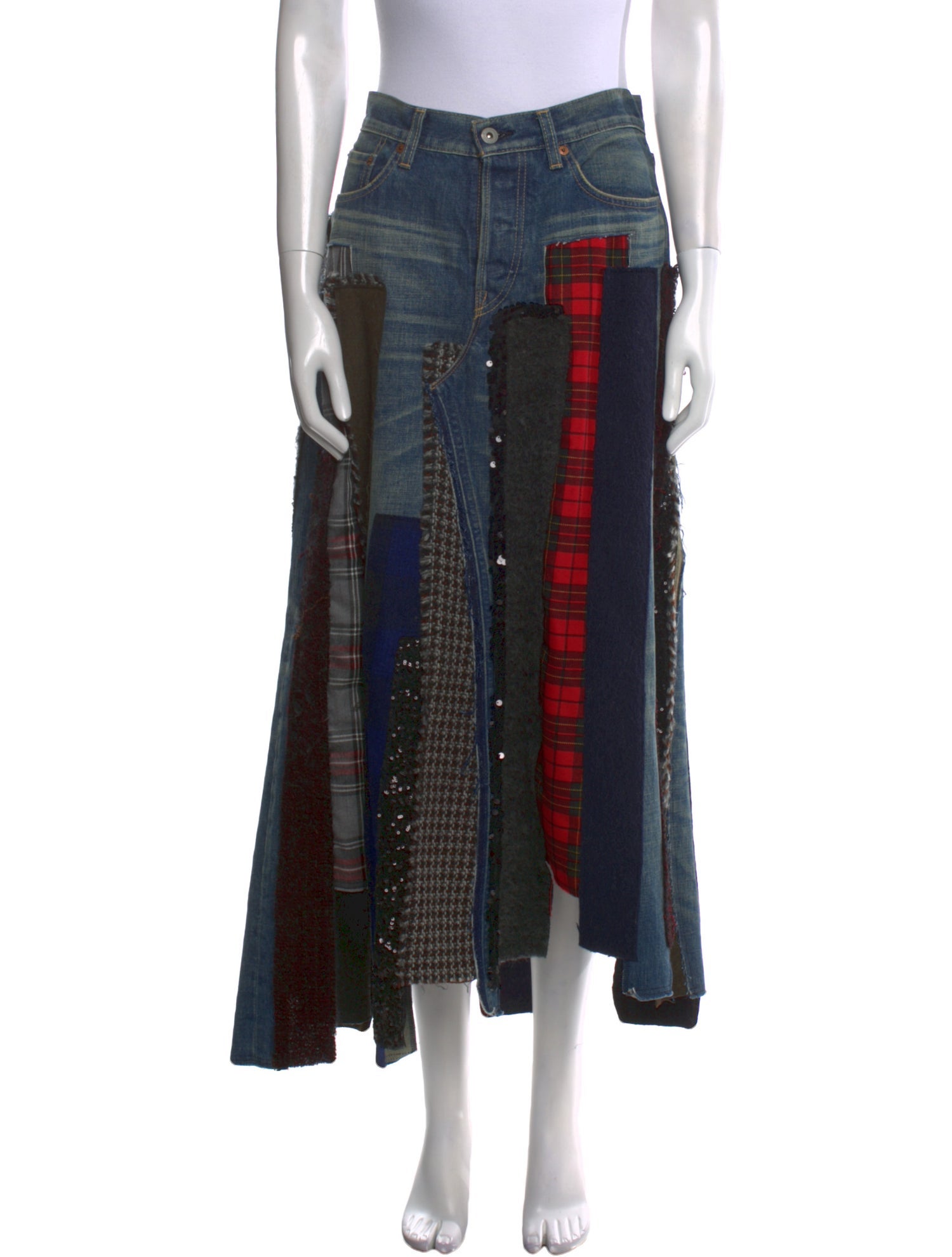 Junya Watanabe Comme des Garçons 2014 Midi Length Skirt