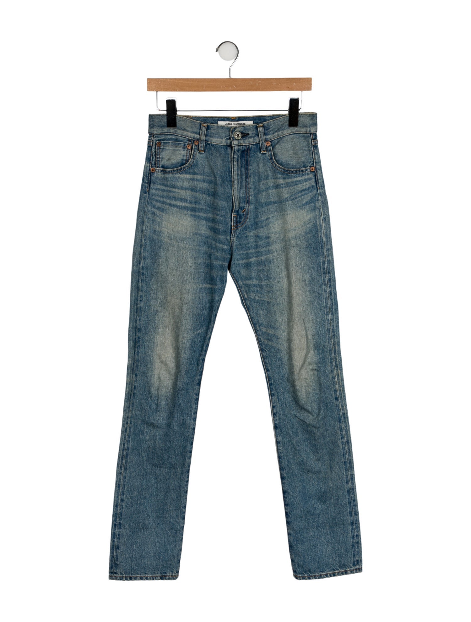 Junya Watanabe Comme des Garçons High-Rise Straight Leg Jeans