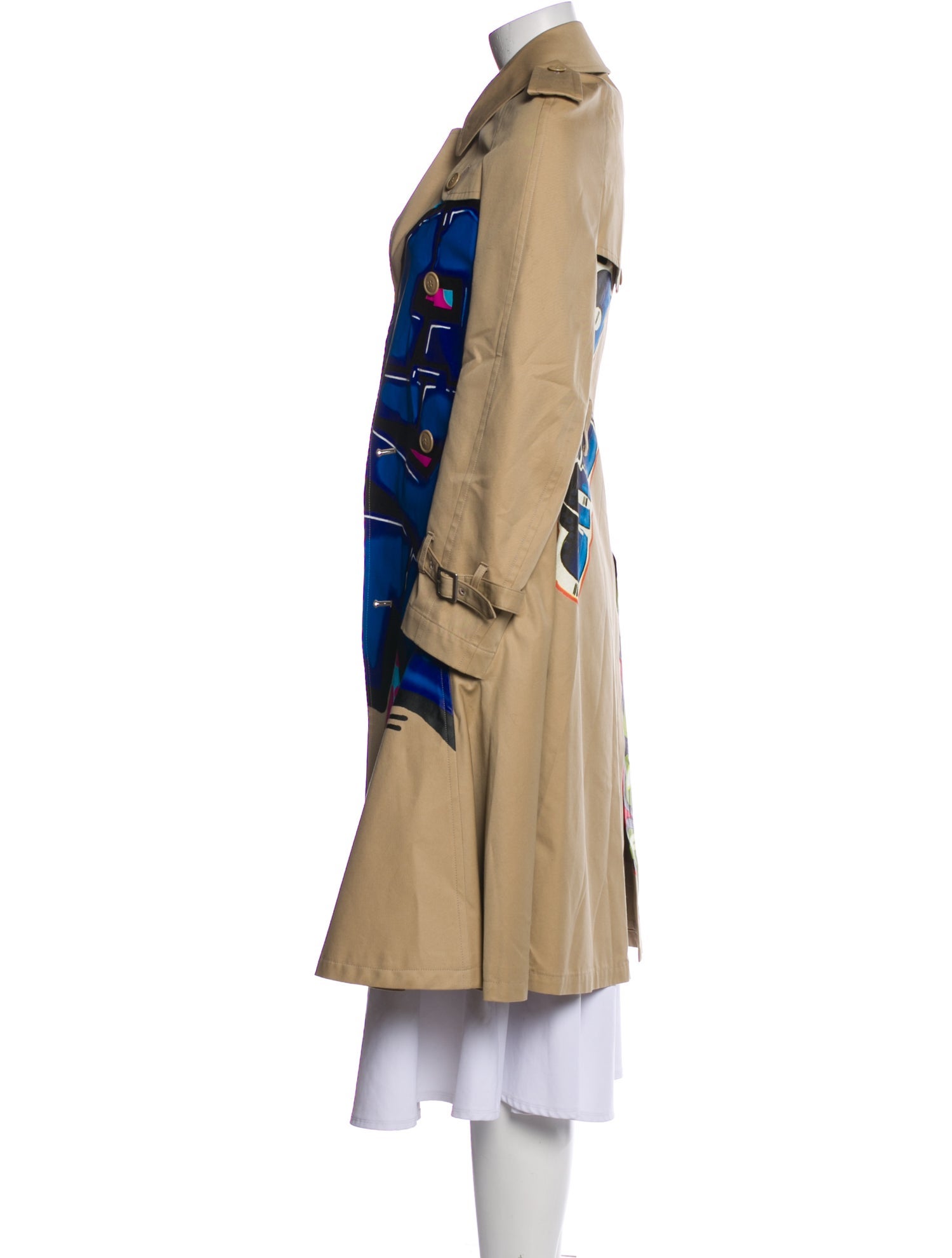 Junya Watanabe Comme des Garçons x 1UP Floral Print Trench Coat w/ Tags