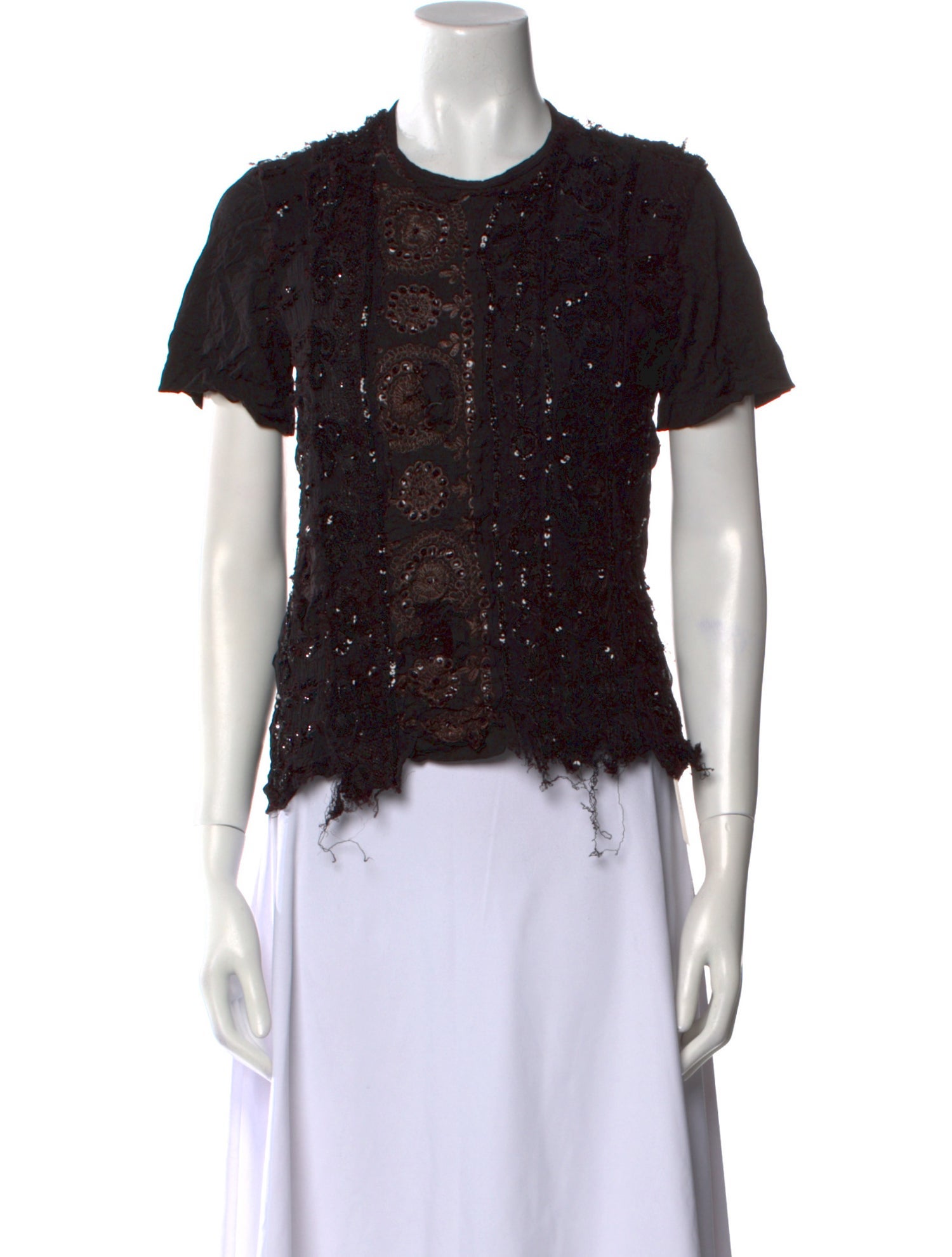 Junya Watanabe Comme des Garçons Crew Neck Short Sleeve T-Shirt