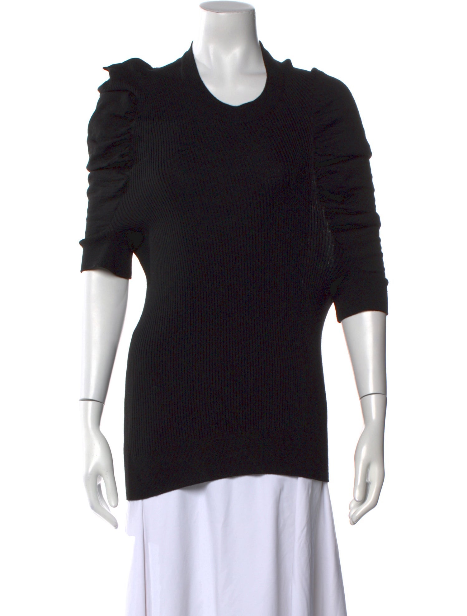 Junya Watanabe Comme des Garçons Wool Scoop Neck Sweater