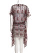 Junya Watanabe Comme des Garçons Floral Print Long Dress
