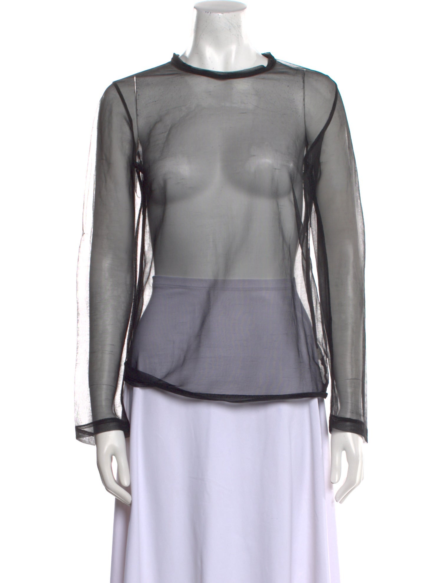 Junya Watanabe Comme des Garçons Crew Neck Long Sleeve Top