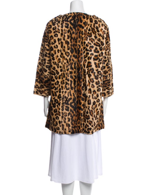 Junya Watanabe Comme des Garçons Animal Print Faux Fur Coat