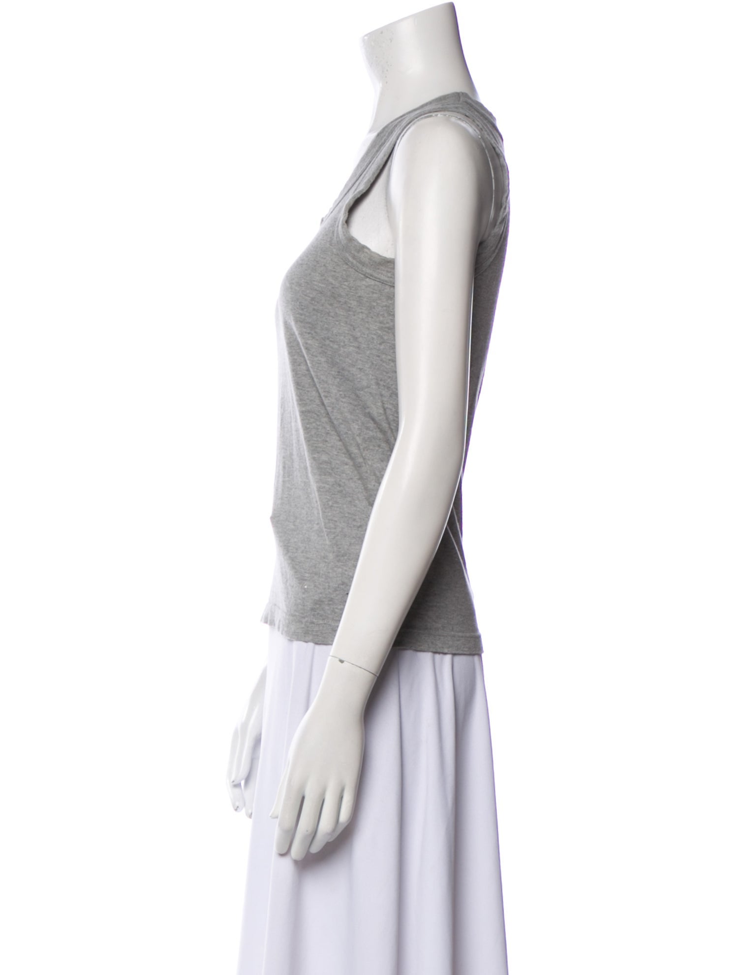 Junya Watanabe Comme des Garçons Scoop Neck Sleeveless Top