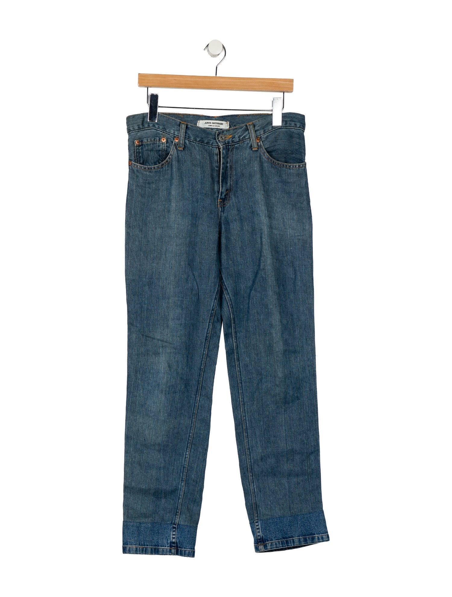 Junya Watanabe Comme des Garçons High-Rise Straight Leg Jeans