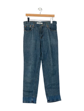 Junya Watanabe Comme des Garçons High-Rise Straight Leg Jeans