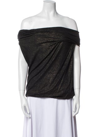 Junya Watanabe Comme des Garçons Wool Off-The-Shoulder Top