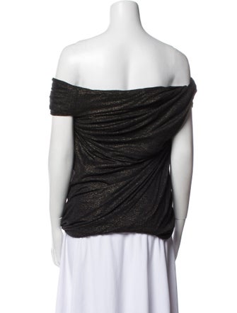 Junya Watanabe Comme des Garçons Wool Off-The-Shoulder Top