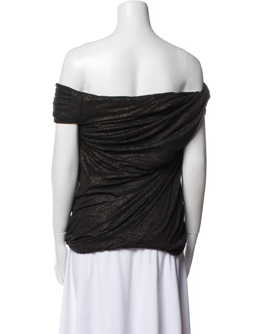 Junya Watanabe Comme des Garçons Wool Off-The-Shoulder Top