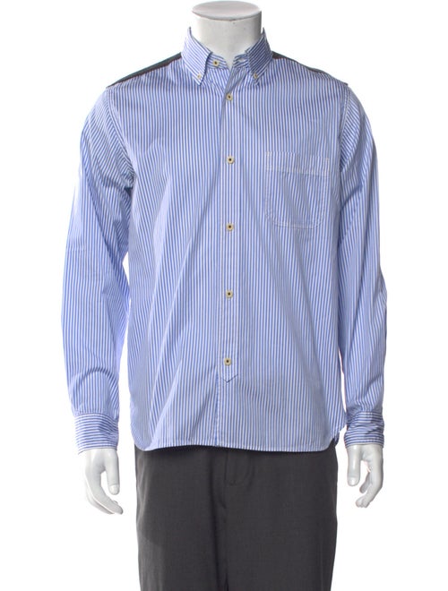 Junya Watanabe Comme des Garçons Striped Long Sleeve Dress Shirt