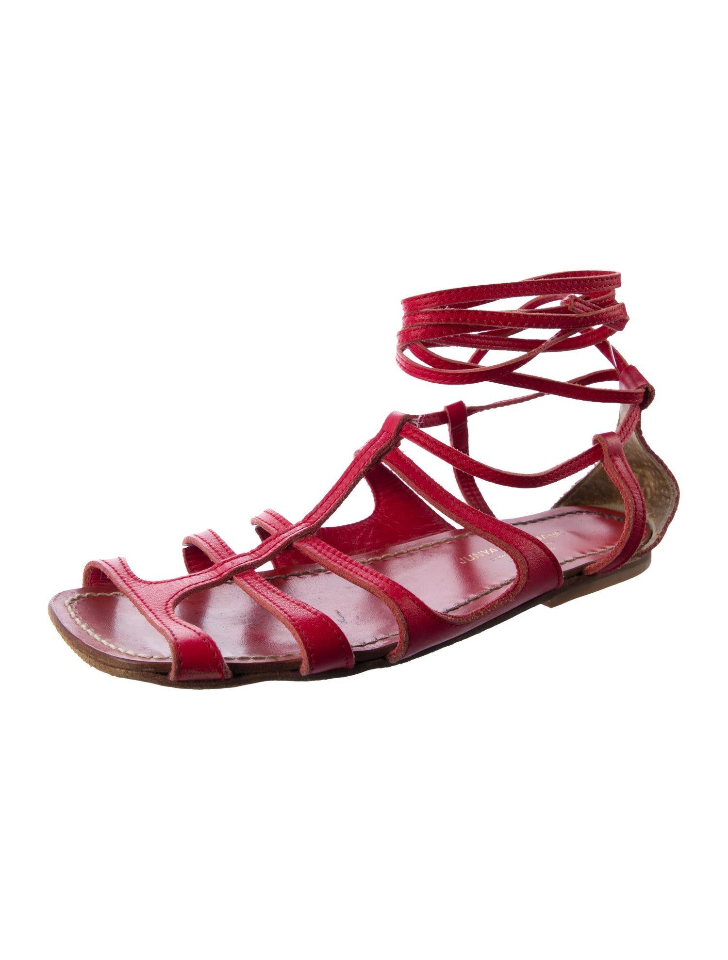 Junya Watanabe Comme des Garçons Leather Gladiator Sandals