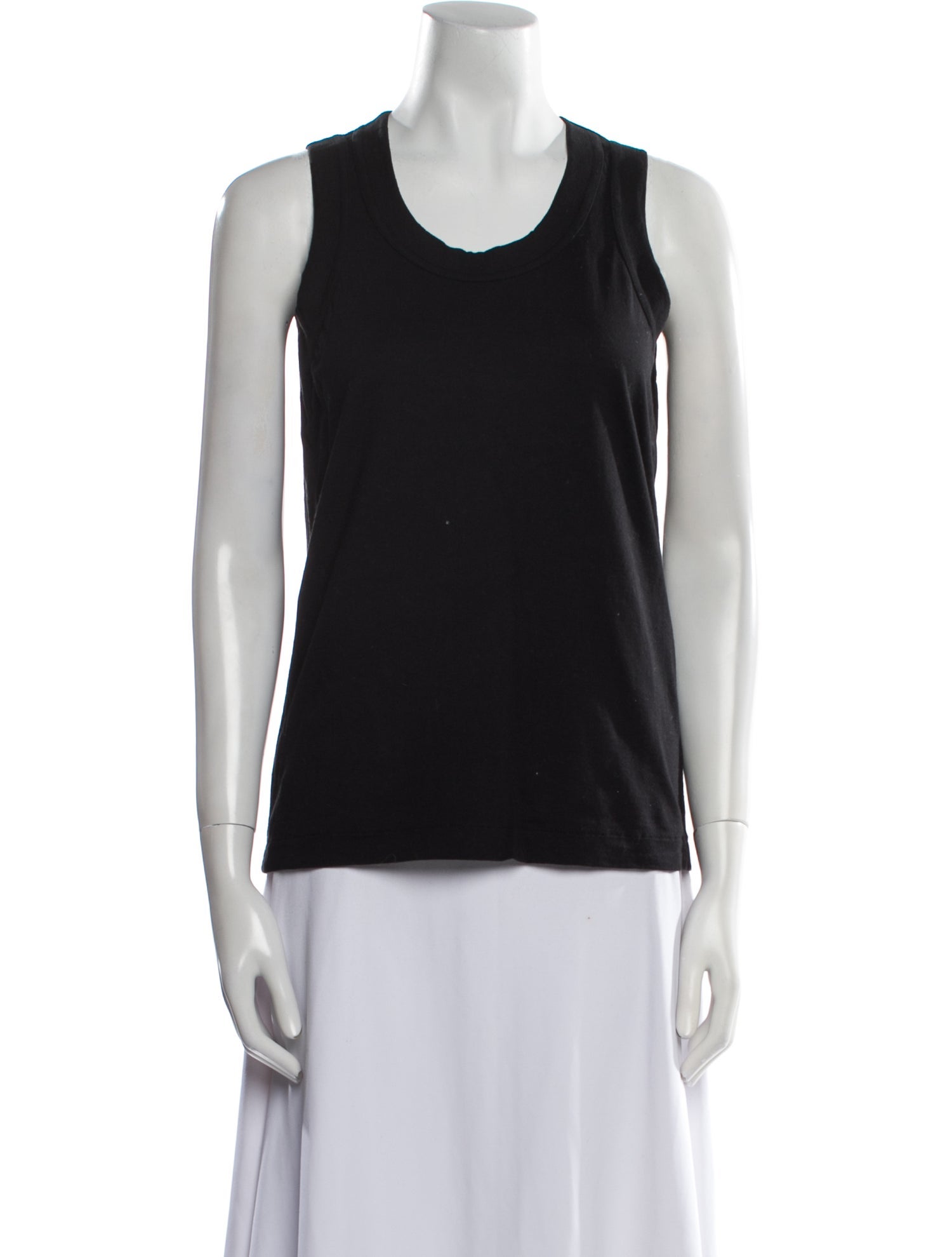 Junya Watanabe Comme des Garçons Scoop Neck Sleeveless Top