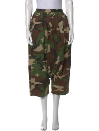 Junya Watanabe Comme des Garçons Camouflage Print Wide Leg Pants