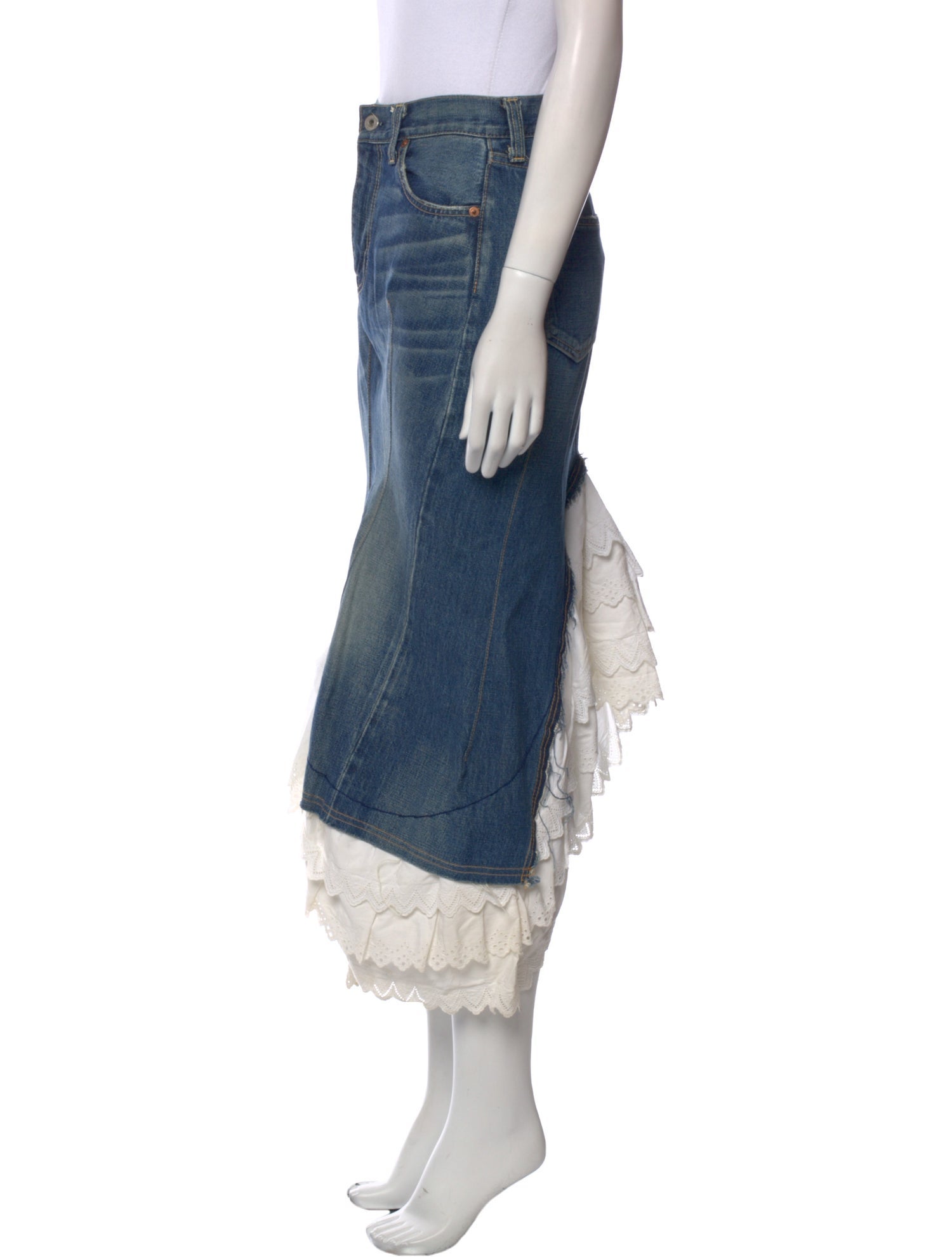 Junya Watanabe Comme des Garçons Vintage Midi Length Skirt