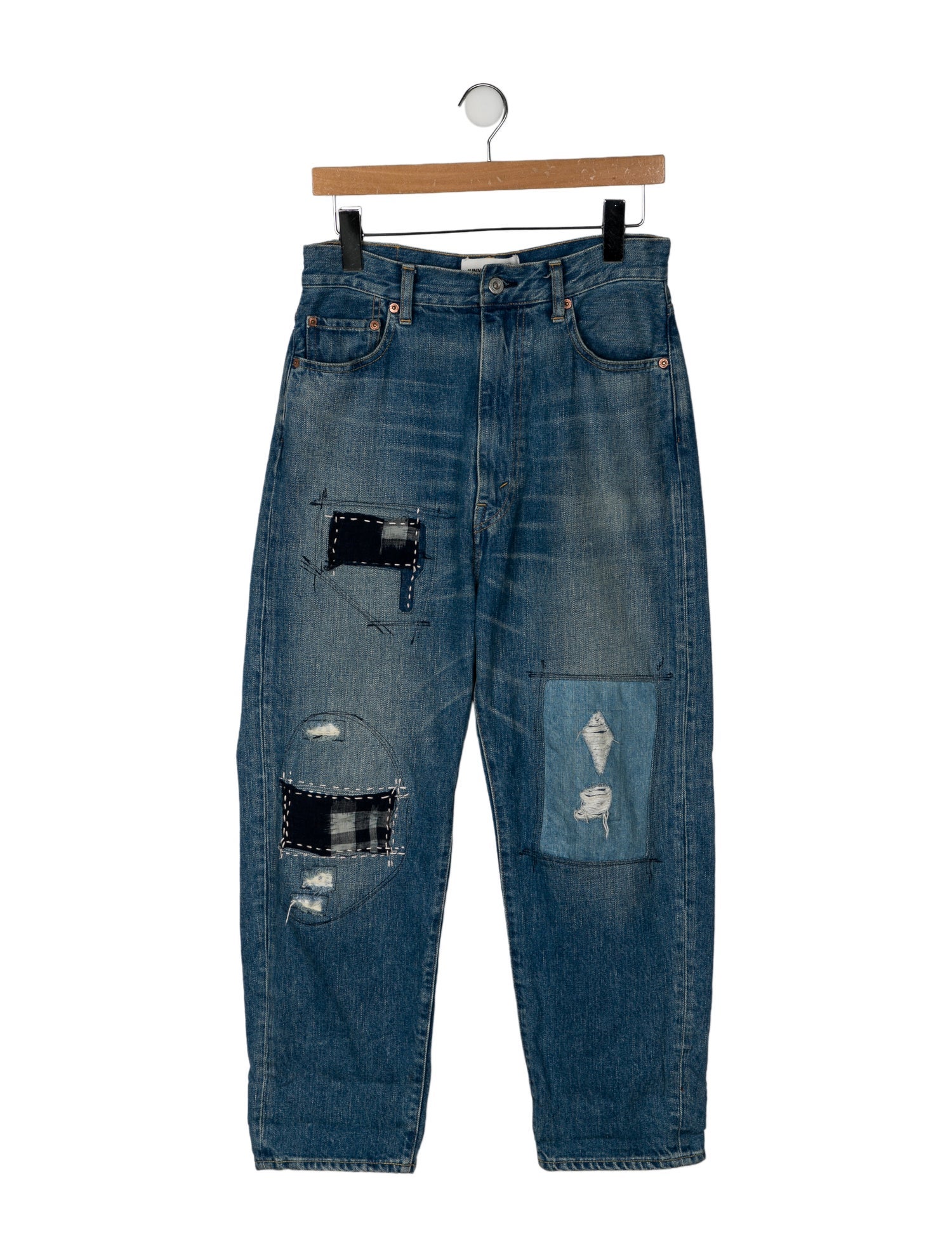 Junya Watanabe Comme des Garçons High-Rise Straight Leg Jeans
