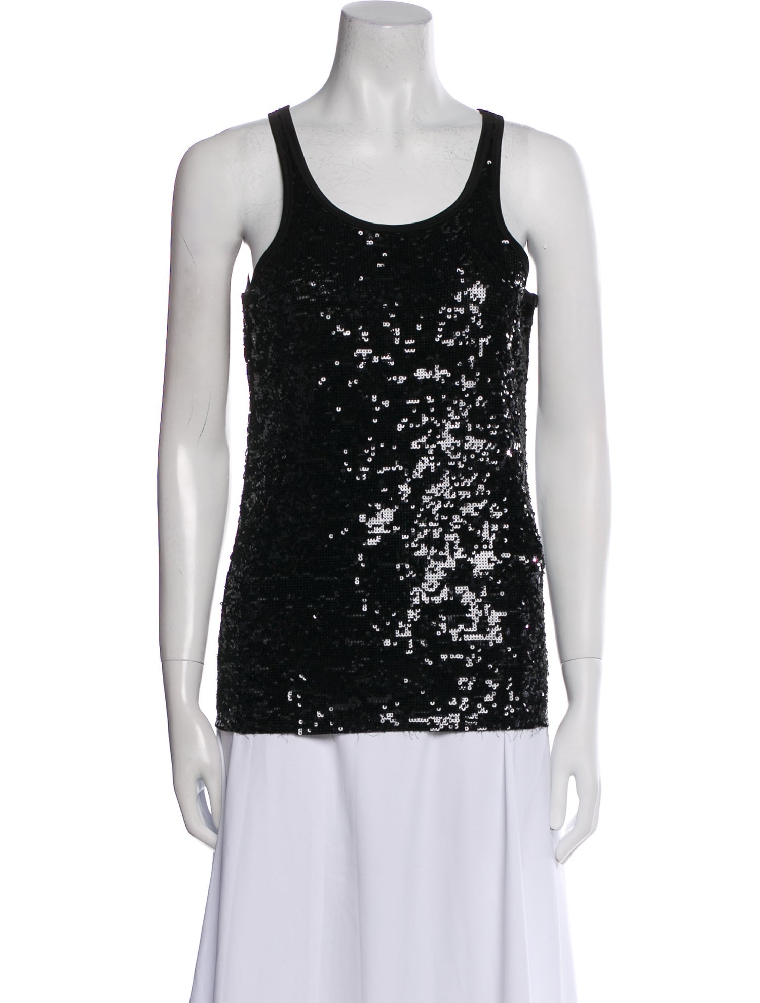 Junya Watanabe Comme des Garçons Scoop Neck Sleeveless Top