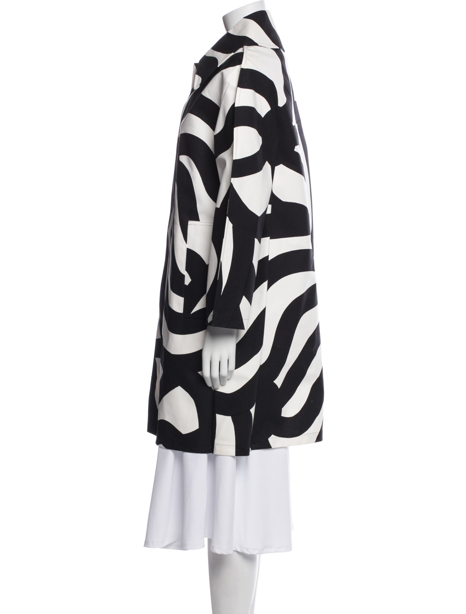 Junya Watanabe Comme de Garcons x marimekko 2018 Printed Trench Coat