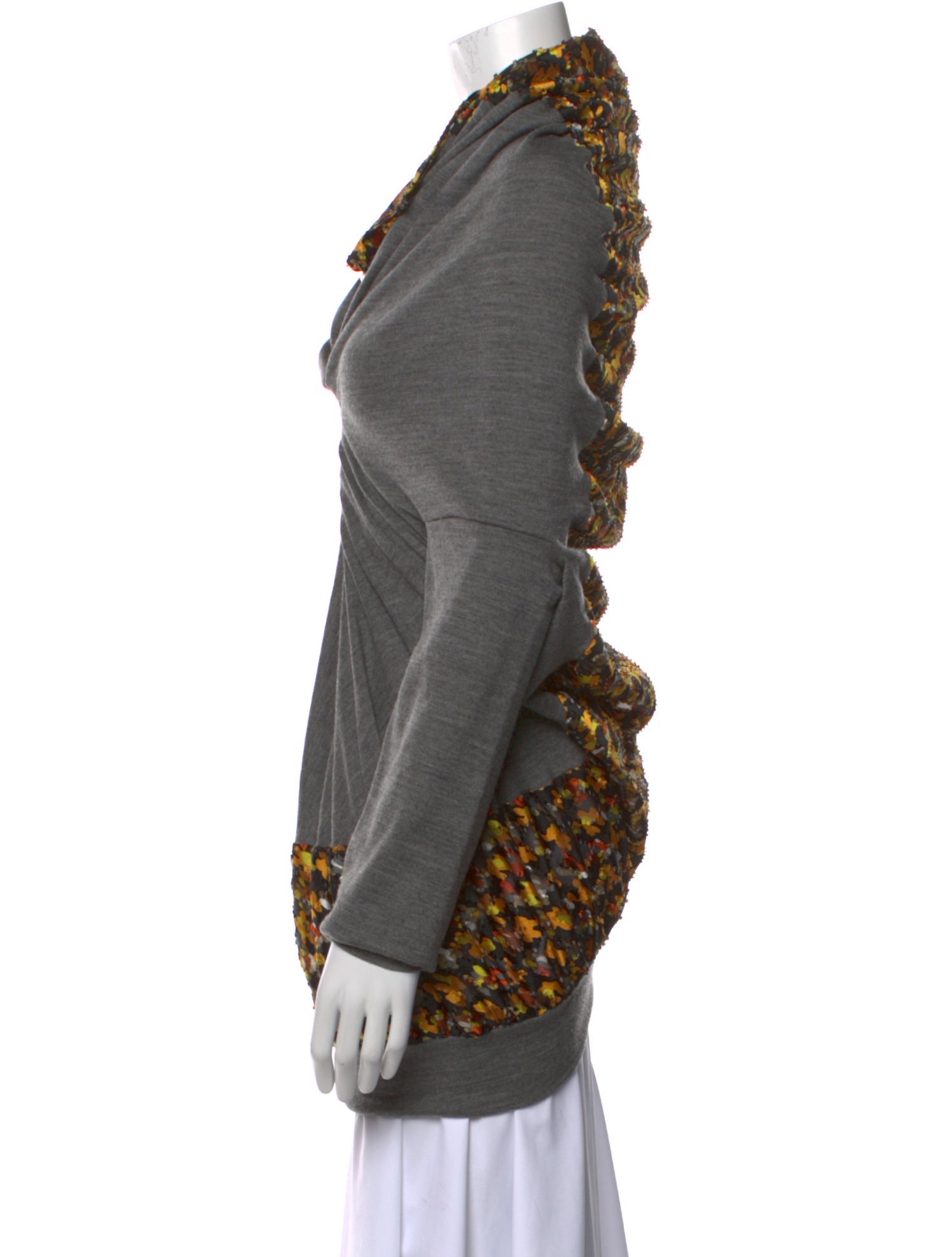 Junya Watanabe Comme des Garçons Cowl Neck Long Sleeve Sweatshirt