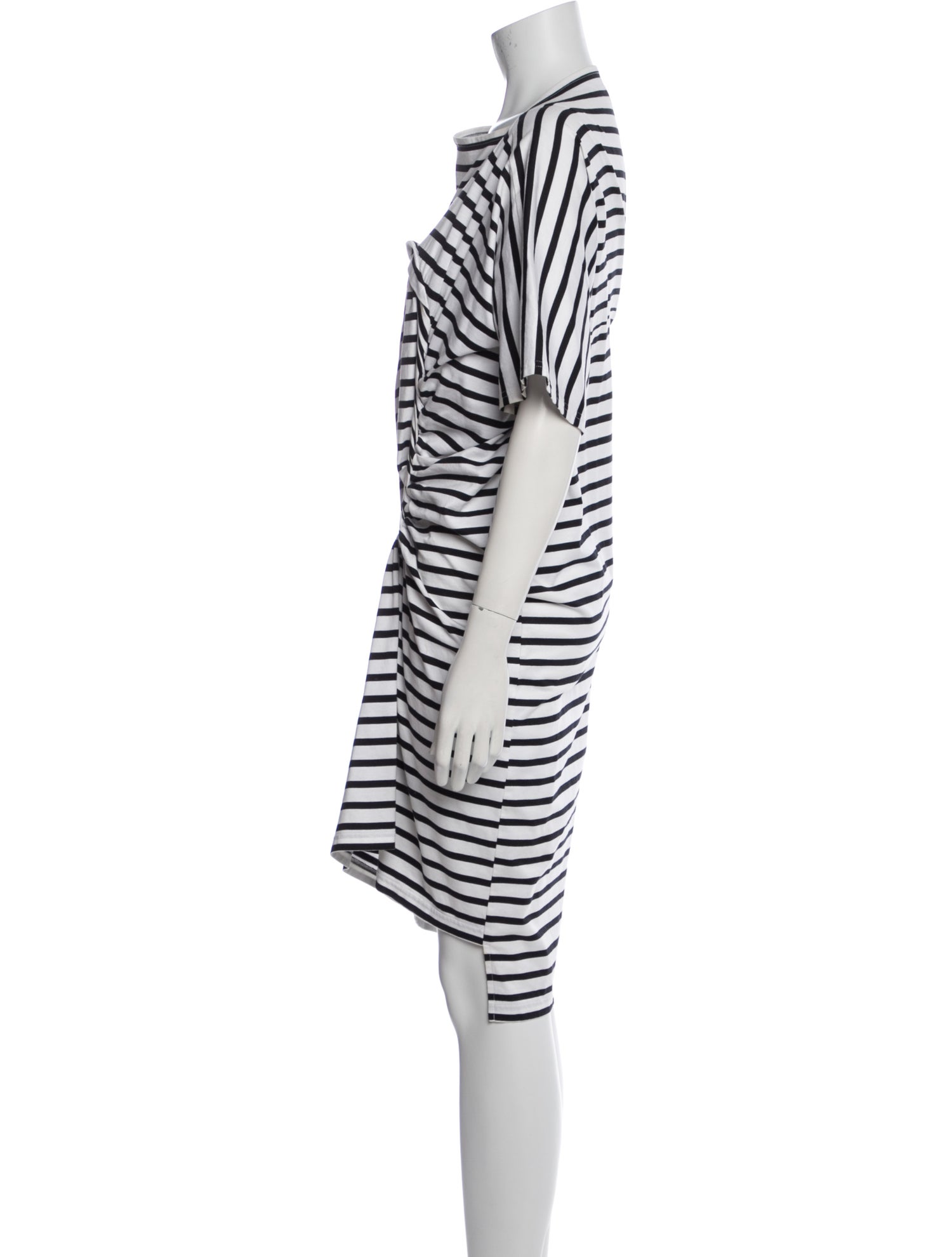 Junya Watanabe Comme des Garçons Striped Knee-Length Dress
