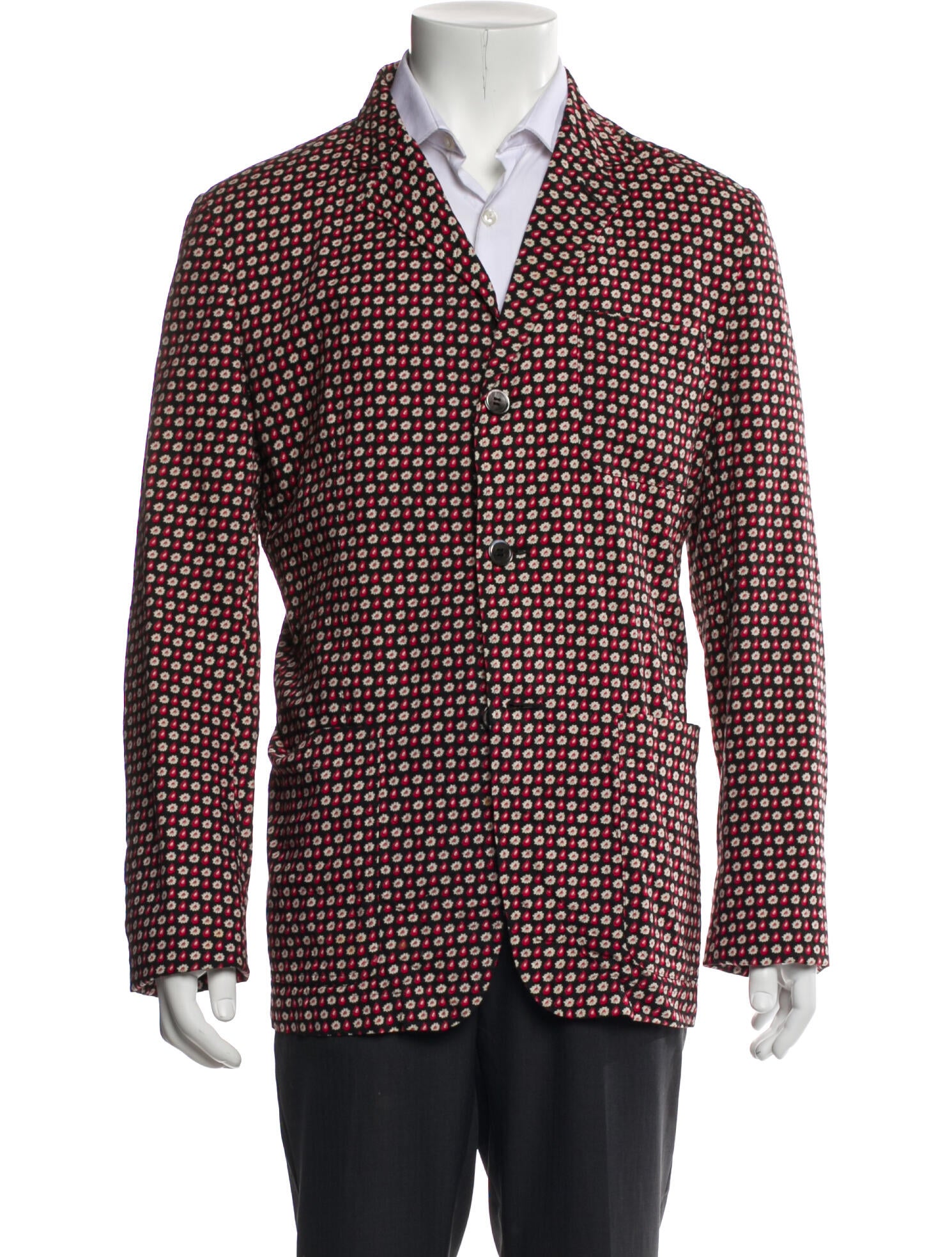 Junya Watanabe Comme des Garçons Floral Print Sport Coat