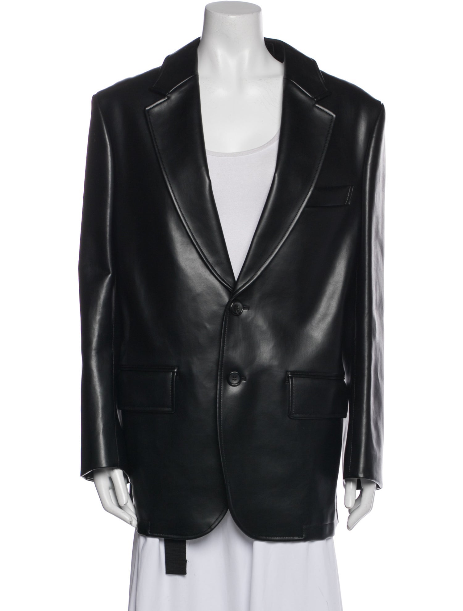 Junya Watanabe Comme des Garçons Faux Leather Blazer