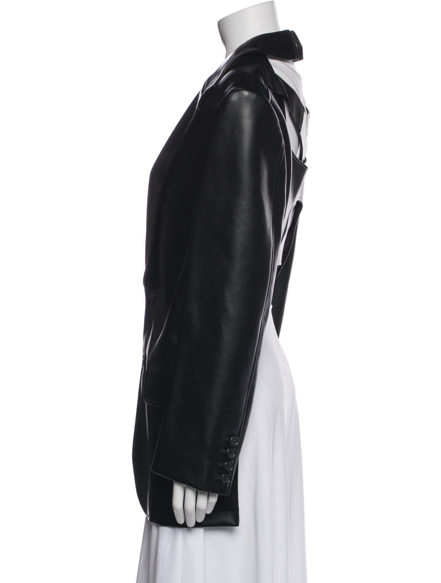 Junya Watanabe Comme des Garçons Faux Leather Blazer