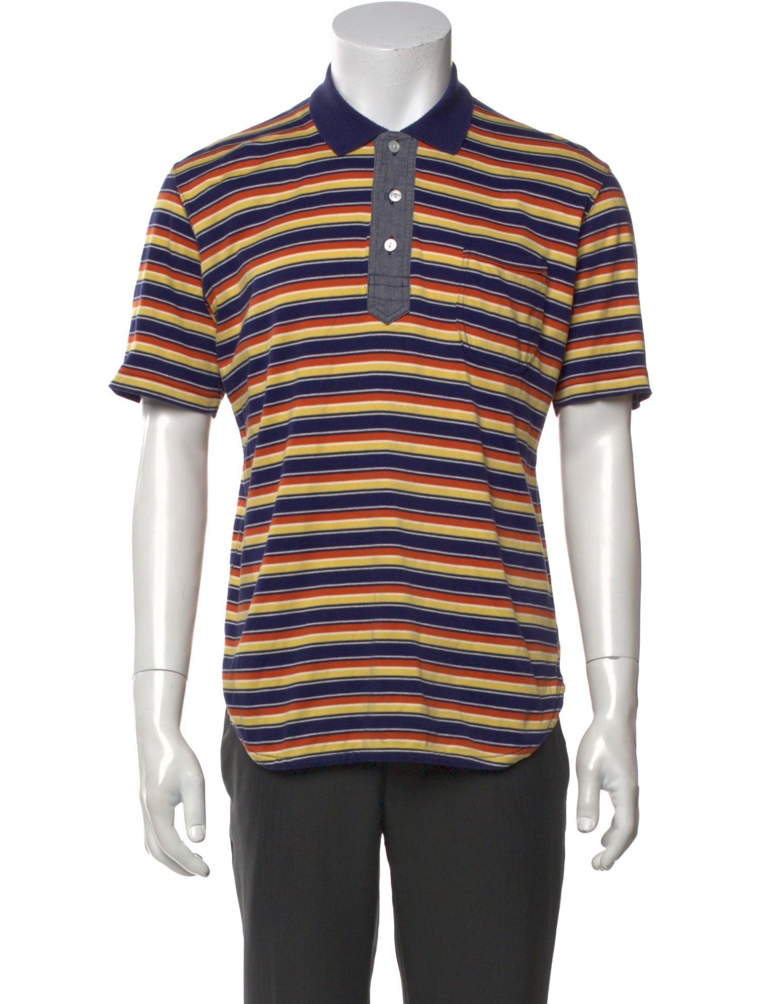Junya Watanabe Comme des Garçons 2012 Striped Polo Shirt