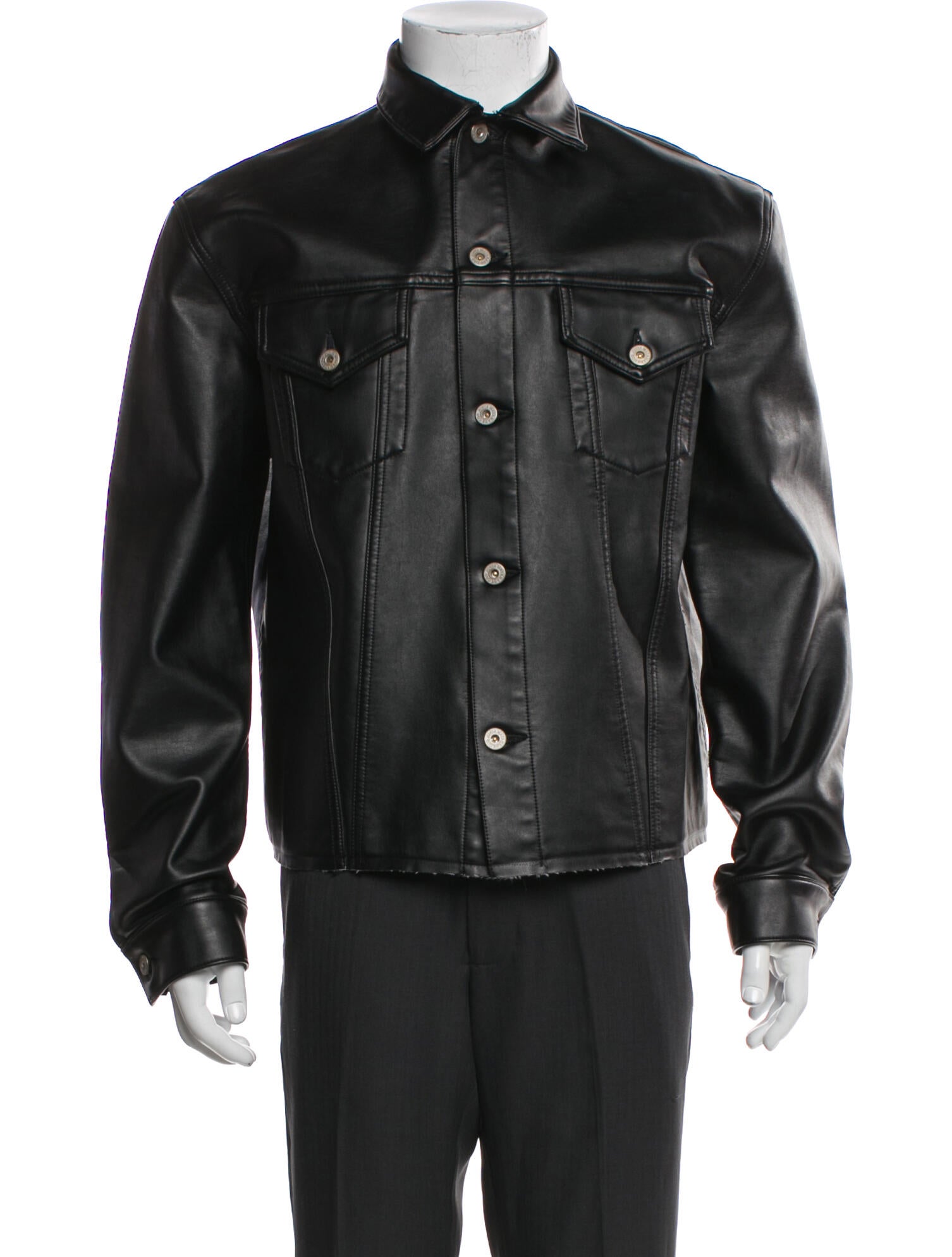 Junya Watanabe 2023 Vegan Leather Denim Jacket w/ Tags