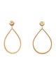 Jamie Wolf 18K 1.58ctw Diamond Scallop Edge Open Drop Earrings