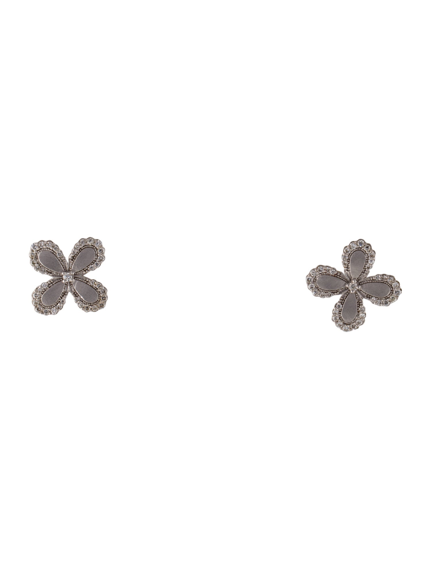 Jamie Wolf 18K Diamond Flower Stud