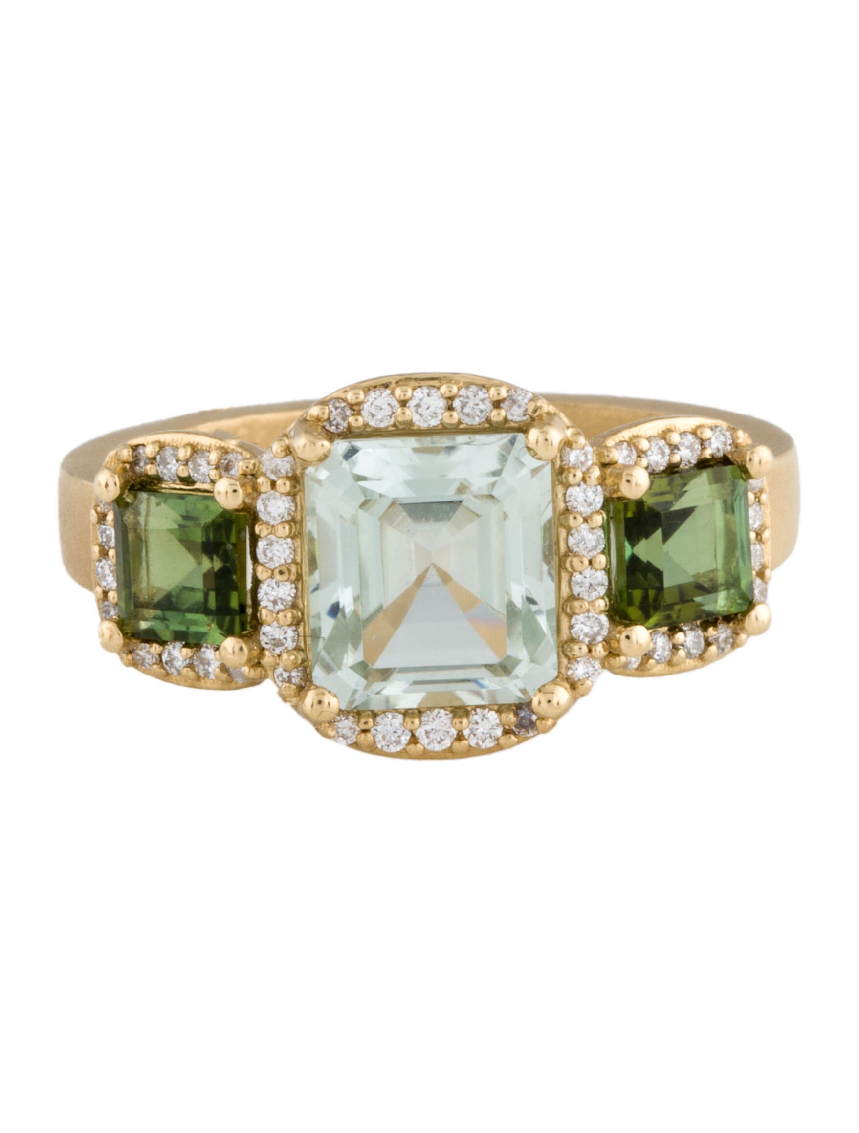Jamie Wolf 18K Tourmaline & Diamond Ring
