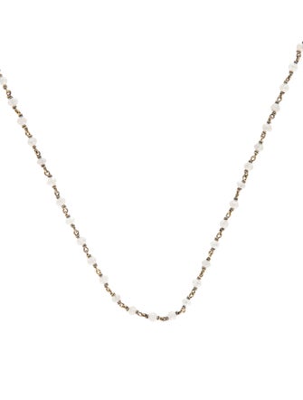 Jamie Wolf 18K Diamond Bead Station Necklace