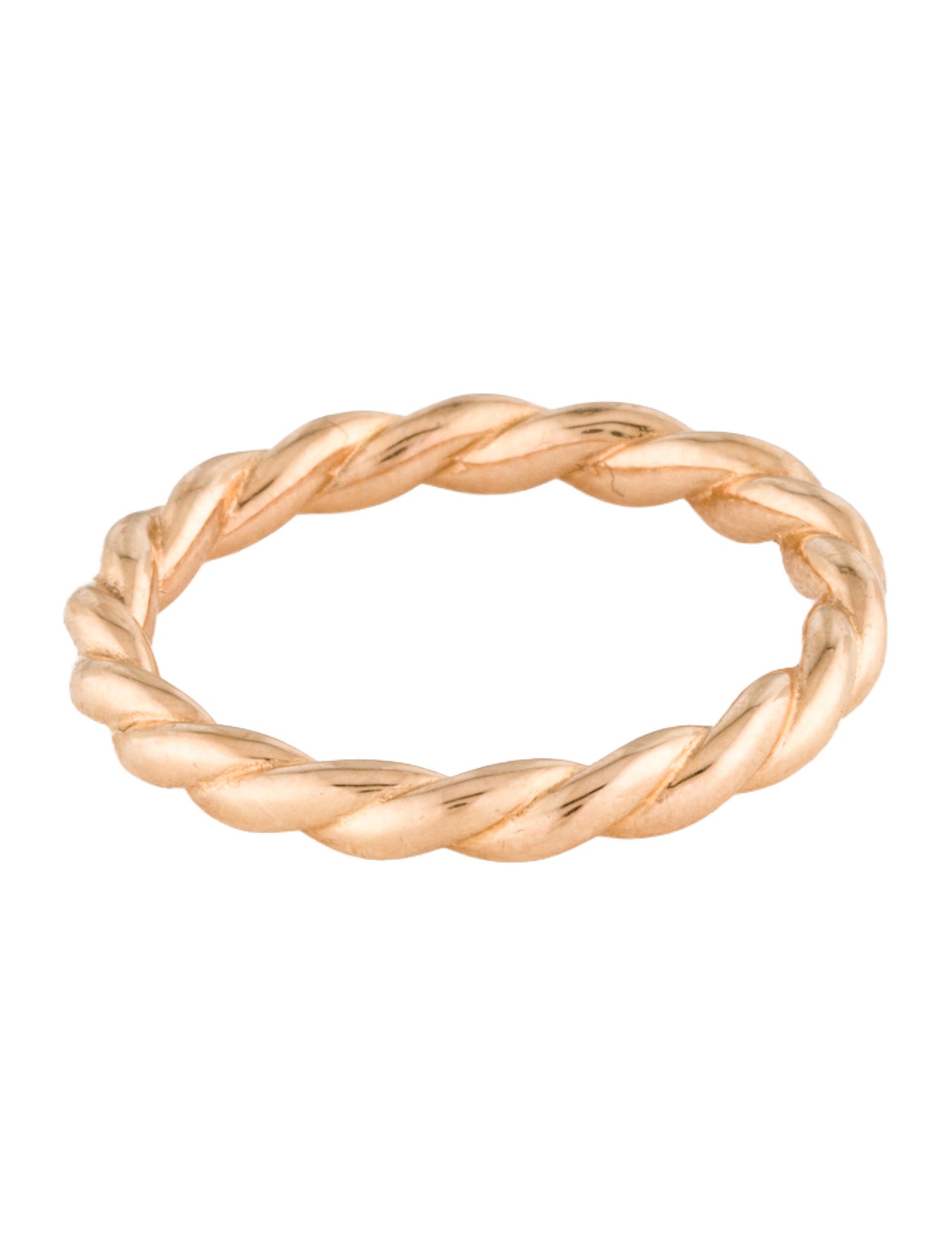 Jamie Wolf 18K Twisted Thin Band